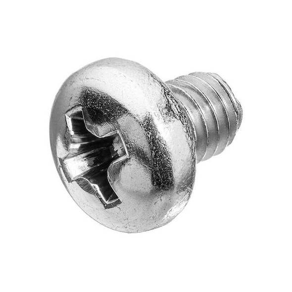 #6-32 x 1 in Phillips Pan Machine Screw, Passivated 316 Stainless Steel, 50 PK