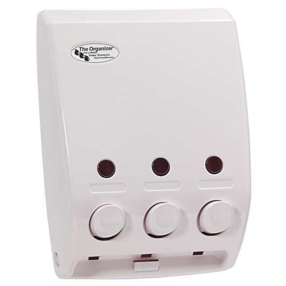 Tough Guy Toiletry Dispenser,WH,400 mL,3 3-4 inD 1DYD7
