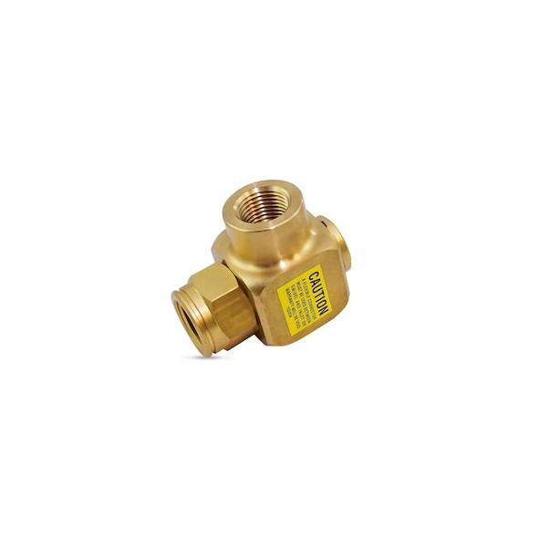 Coxreels Swivel,90 Deg.,Brass,1/2 in FNPT Inlet 434-1
