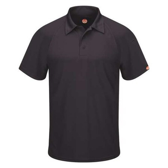 Red Kap Short Sleeve Polo,Mens,M,Polyester SK92BK SS M Red Kap Short Sleeve Polo,Mens,M,Polyester SK92BK SS M