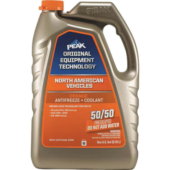 Peak AFC Original Equipment Technology 1 Gal. 50/50 Orange Antifreeze Pack of 6