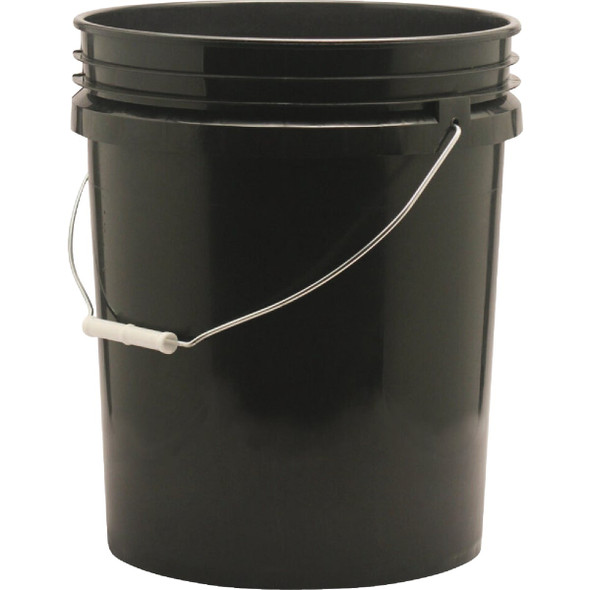 Leaktite 5 Gal. Black Plastic Bucket 1123025