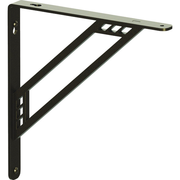 Knape & Vogt Richland 8 In. Bronze Decorative Bracket RP-201RC-8BRZ