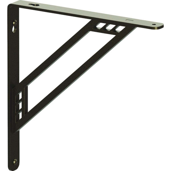 Knape & Vogt Richland 8 In. Bronze Decorative Bracket RP-201RC-8BRZ