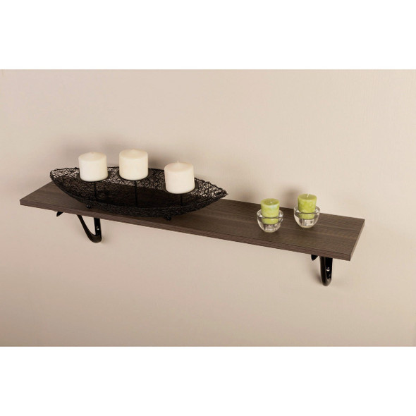 Knape & Vogt 1980 Series 10 In. x 36 In. All-Purpose Diamond Ash Shelf Board 1980 DA 10X36 231562