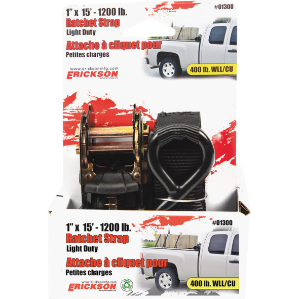 Erickson 1"x15' Ratchet Strap 01300 575441