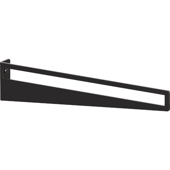 Knape & Vogt Pittsburgh 12 In. Black Decorative Bracket RP-201PT-12BK