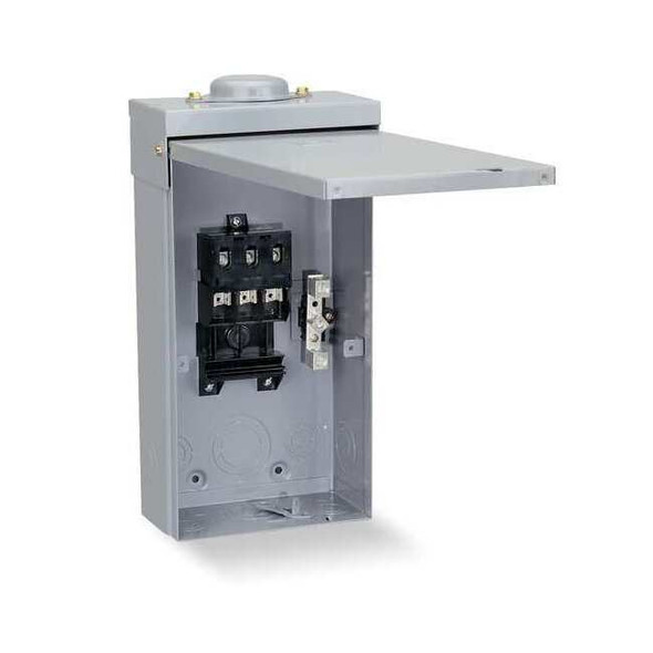 Circuit Breaker Enclosure, J250, 3 Spaces, 250A, Main Circuit Breaker
