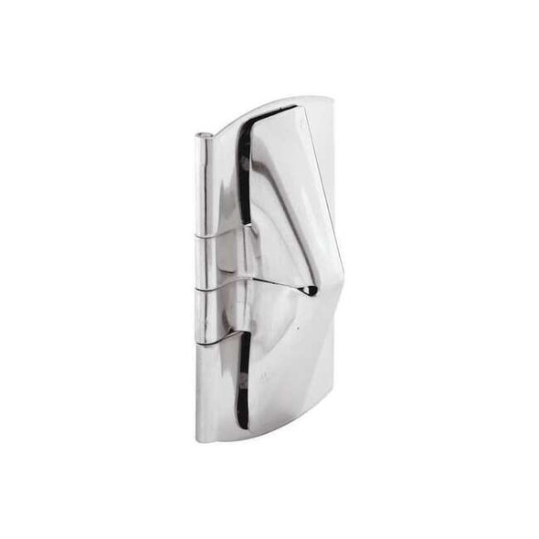 1 in. x 2 in. Stamped Stainless Steel, Natural Finish Window Flip Lock (2 Pack)