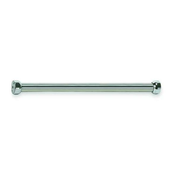 Manufacturer Varies Shower Rod,SS,72 in L,Chrome Plated 2VAN1