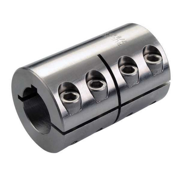 Ruland Rigid Shaft Coupling,Clamp,2-1-4" L CLC-12-12-SS