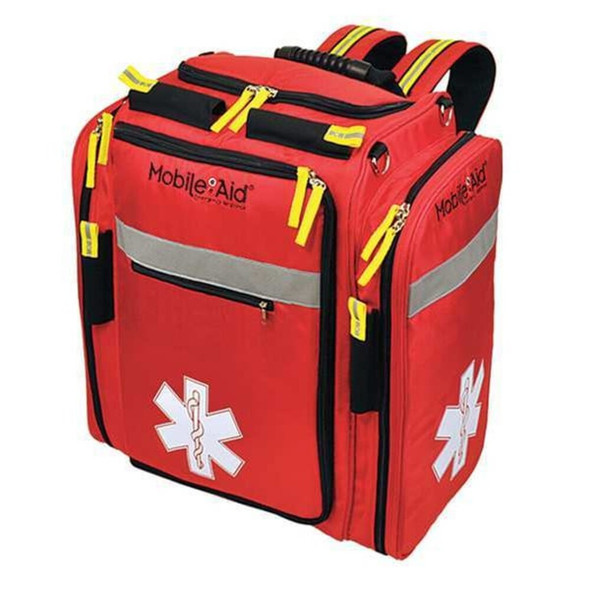 Mobileaid AED Backpack, Nylon 0 Components, 1 People Served 31480