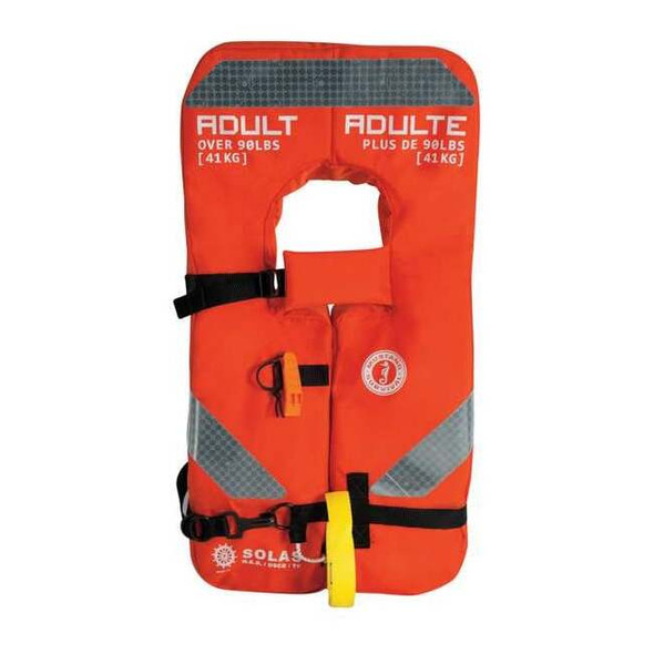 Mustang Survival Life Jacket,Adult,Universal,26lb,Foam,OR MV8040-2-0-227