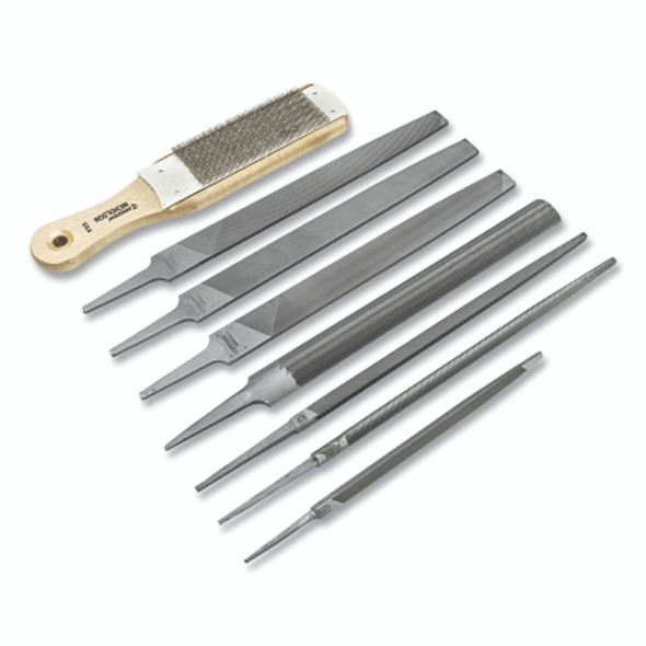 8-Pc Machinist File Set, 7 in, 10 in 8-Pc Machinist File Set, 7 in, 10 in