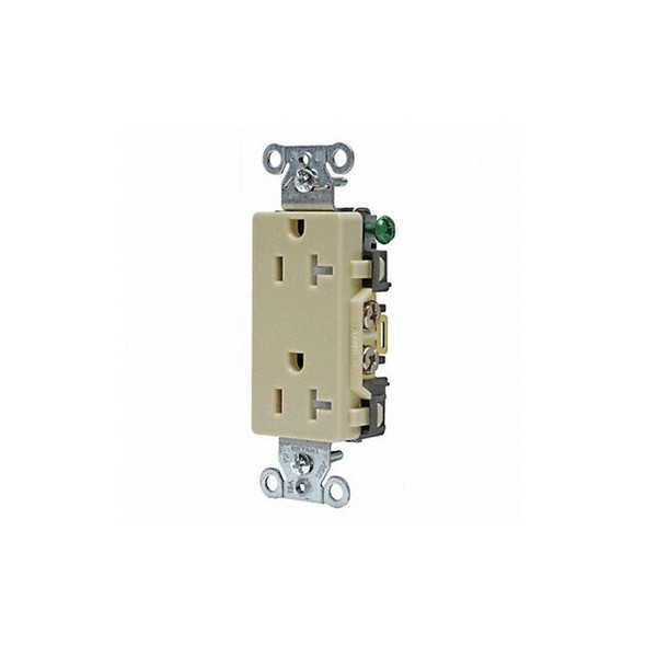 Bryant Receptacle,Ivory,Decorator Receptacles DRS20ITR Bryant Receptacle,Ivory,Decorator Receptacles DRS20ITR