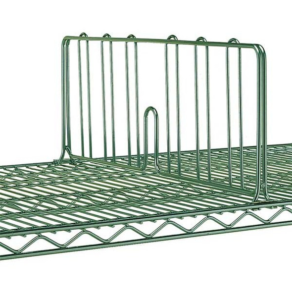 Metro Shelf Divider 24"W,Green, 6PK DD24K3