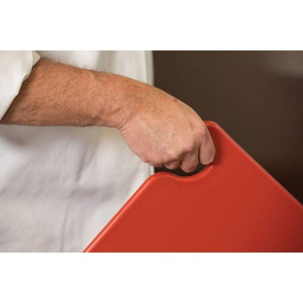 San Jamar Cutting Board,18x24 in,Red CB182412RD
