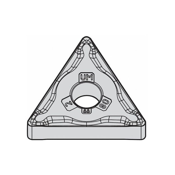 Triangle Turning Insert, Triangle, 3/8 in, TNMG, 0.0312 in, Carbide