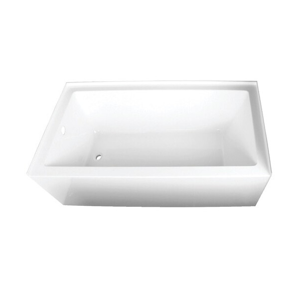 Kingston Brass VTAP663222L 66" Acrylic Alcove Tub,w/ VTAP663222L Kingston Brass VTAP663222L 66" Acrylic Alcove Tub,w/ VTAP663222L