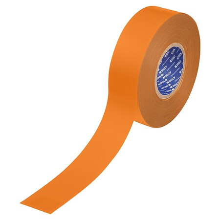 Brady Floor Marking Tape,Orng,2"W,100ft 177030