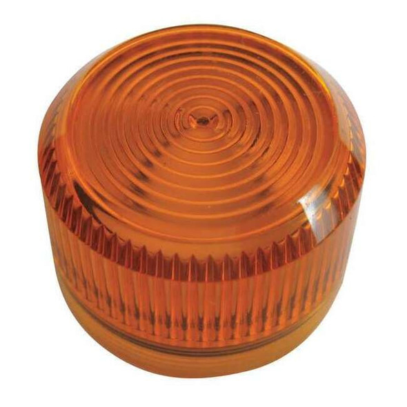 Eaton Pilot Light Lens, 30mm, Plastic, Amber E34H9