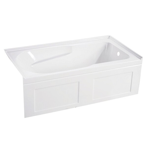 VTAP603220CR 60" Acrylic Alcove Tub with, 60" L, 2.75" W, White, Acrylic, Right