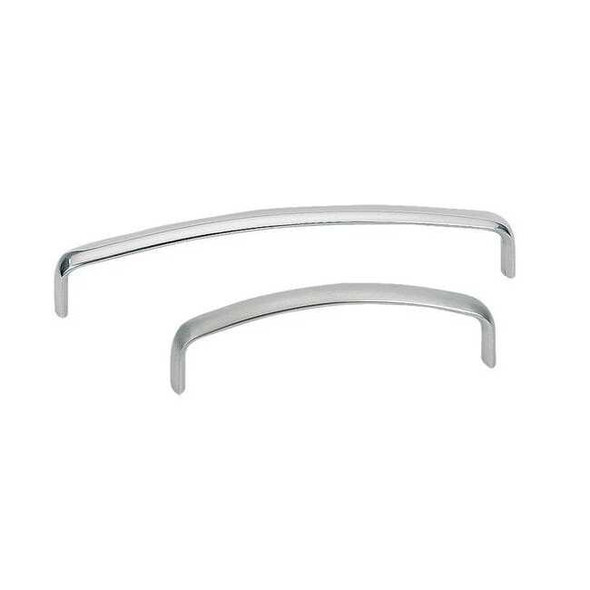 Sugatsune Pull Handle, Polished, 3-1/2 In. H, Polished, Threaded Holes KC-R635/M