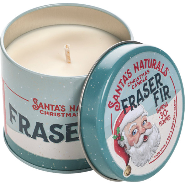 Santa's Naturals 9 Oz. Fraser Fir Candle SN001-FF-C6-TTD