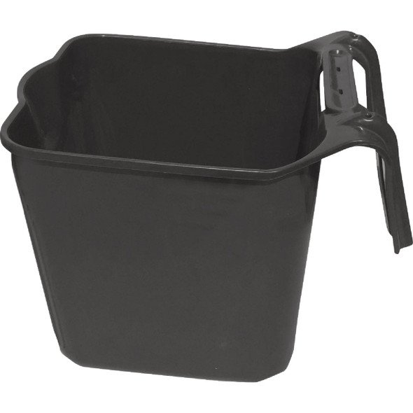 Tuff Stuff 14 Qt. Black Square Over the Fence Feeder SQH-BK