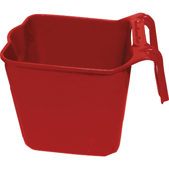 Tuff Stuff 14 Qt. Red Square Over the Fence Feeder SQH-RD