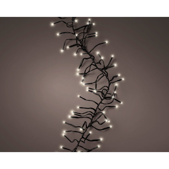 Holiday Wonderland 44 Ft. Warm White 8-Function LED Cluster Light Set 9976533 933666
