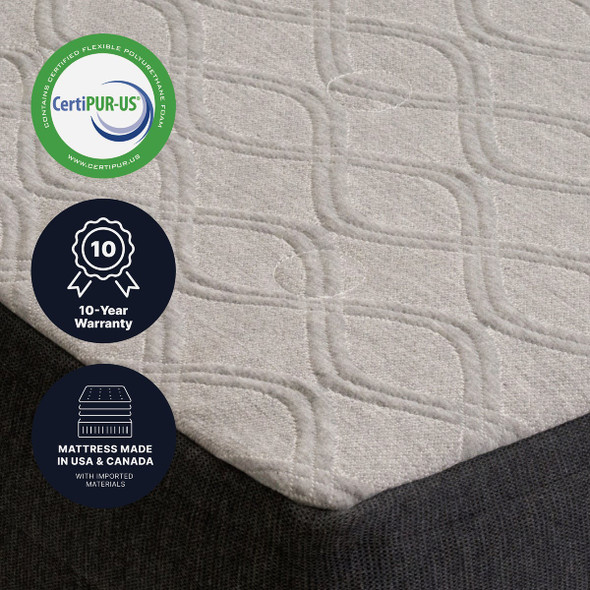 GhostBed Essential Twin XL Gel Memory Foam Mattress 11ESFM39 276474