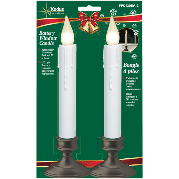 2pk Led Candle W/Timer