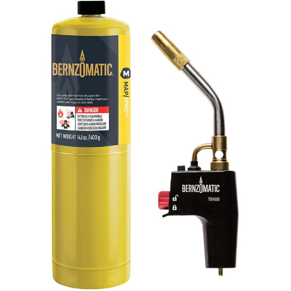 Bernzomatic MAP-Pro High Heat Torch Kit TS4000KC Pack of 3