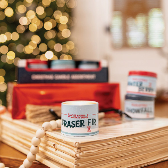 Santa's Naturals 3.5 Oz. Fraser Fir Candle Trio (3-Pack)