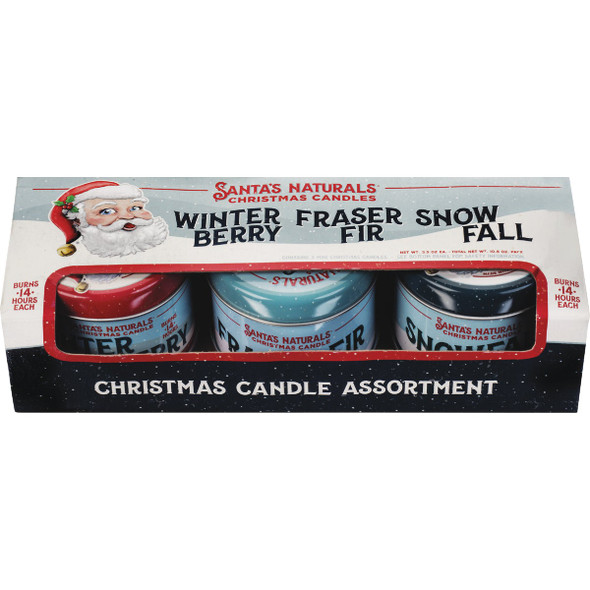 Santa's Naturals 3.5 Oz. Sampler Trio (3-Pack) SN013-MIX-C6
