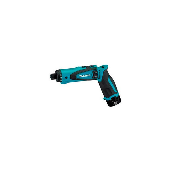 Makita DF012DSE 7.2v Lithium-Ion Cordless 1/4"" Hex Driver-Drill Kit w/ Auto-Sto