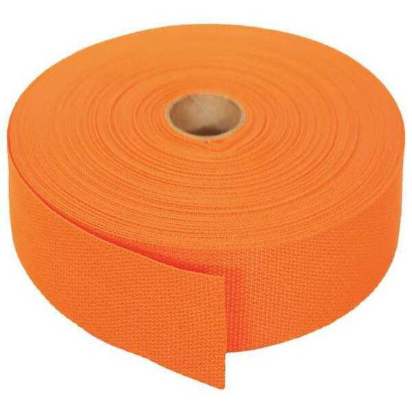 Bulk-Strap Webbing,Polypropylene,1 1/2" W,Orange P15102OR Bulk-Strap Webbing,Polypropylene,1 1/2" W,Orange P15102OR