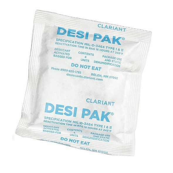 Armor Shield Desiccant,5-1/2in. L,5in. W,4 oz.,PK500 D4UCT-D