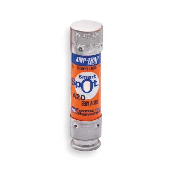 Mersen UL Class Fuse, RK1 Class, Time-Delay, 60A, 250V AC, Indicating A2D60R
