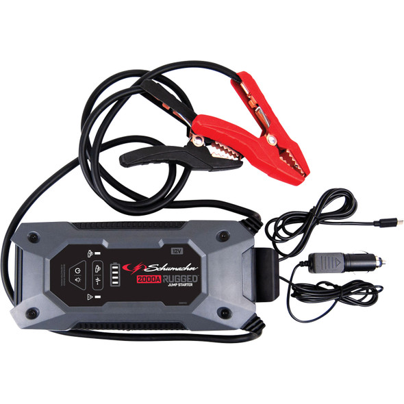 2000A Rugged Jump Starter and USB Power Source SL1651