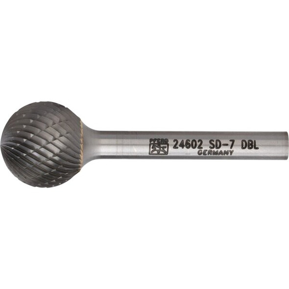 Pferd Carbide Bur,SCTI SD-7,1/4",Double Cut 24602