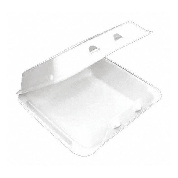 Pactiv Carry-Out Container,9" W,White,PK150 YHLW09010000