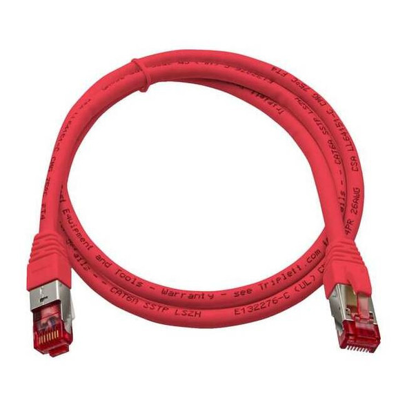 Triplett Patch Cable,CAT6A,10GBPS,Red CAT6A-3RD
