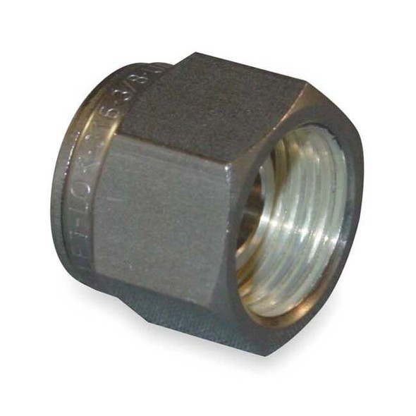 Ham-Let Nut,StainlessSteel,Compression,3/4in 761L   SS 3/4