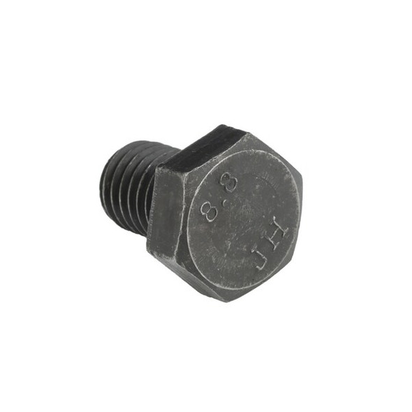 Class 8.8, M12-1.75 Hex Head Cap Screw, Black Oxide Steel, 16 mm L, 50 PK