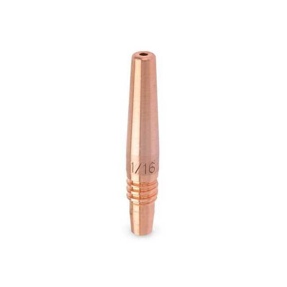 Miller Electric Tip, Fastip, Tapered, Contact, 1/16, PK25 209030