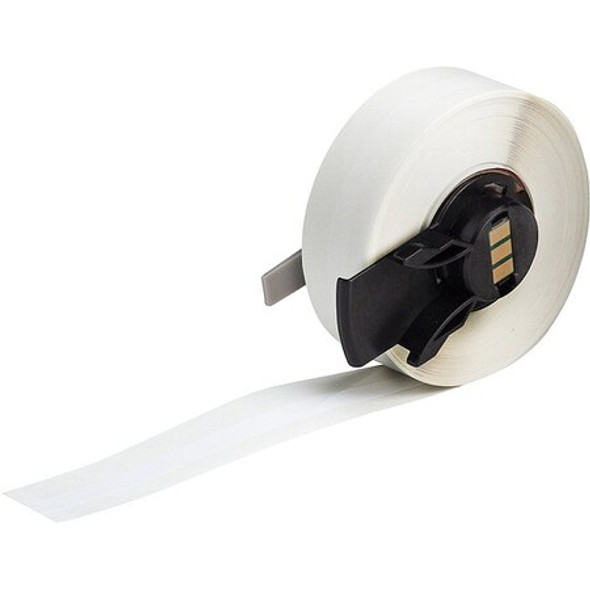 Brady ContinuousLabelStock,White,Gloss,1/4inW M6C-250-483