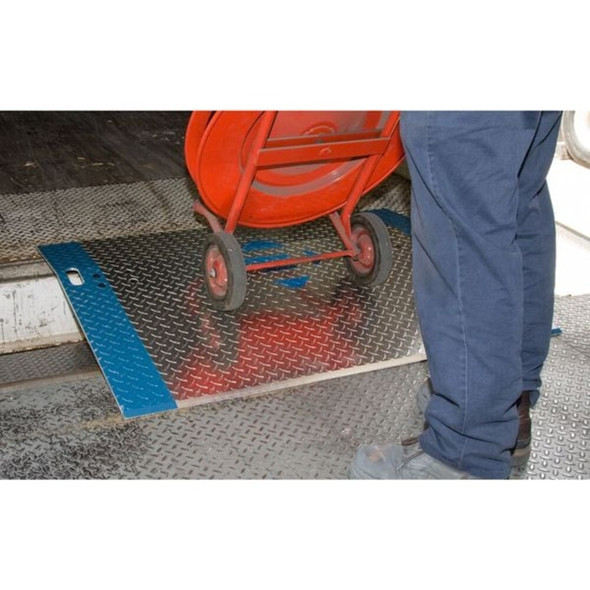 Bluff Manufacturing Dockplate,Aluminum,11,788 lb,24 x 60 In B6024