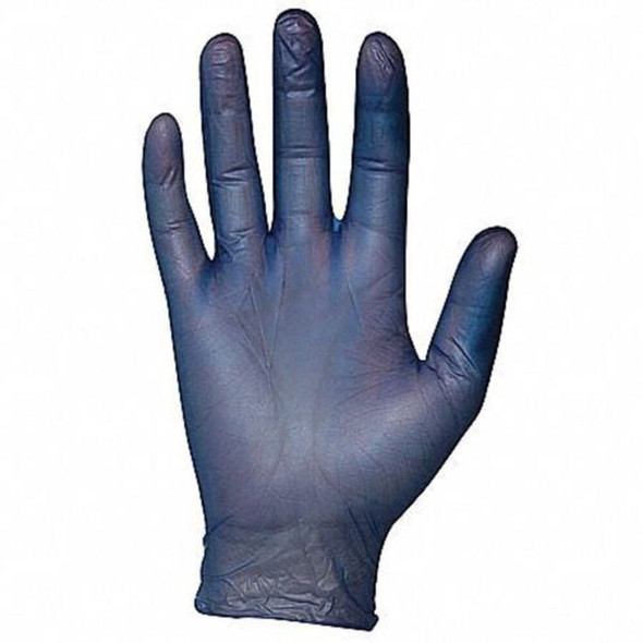 Disposable Gloves, 5 mil Palm, Vinyl, Powder-Free, XL (10), 100 PK, Blue  516984